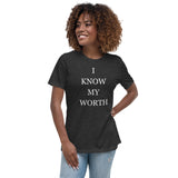 I Know My Worth-Womens Motivational T-Shirt